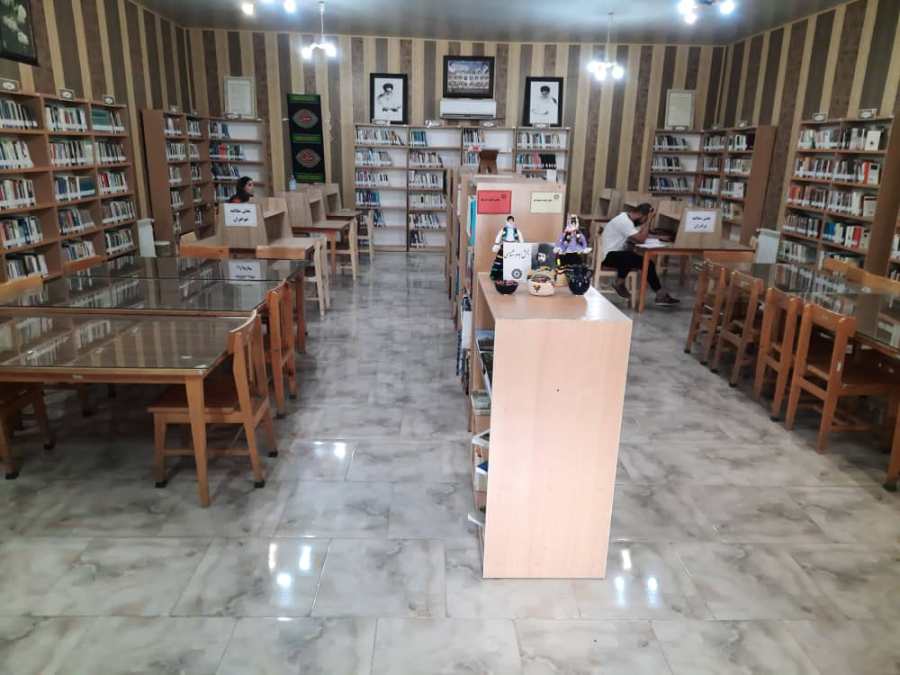 سالن مطالعه کتابخانه